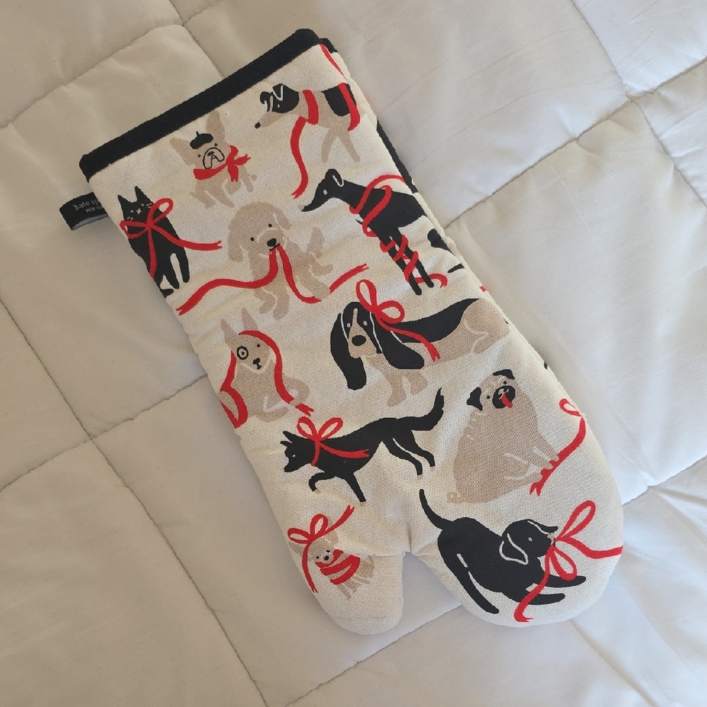 Kate Spade Dog Print Oven Mitt